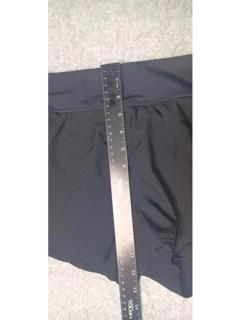 Nike Athletic Layered Shorts Womens Size Large Black Running Jogging Workout Gym - Picture 8 of 10
